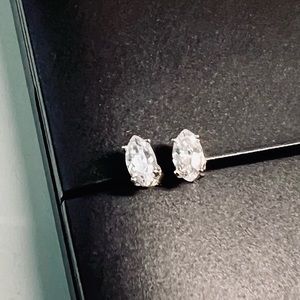 SWAROVSKI 2ct Marquis Cut Crystal Earrings NEW!